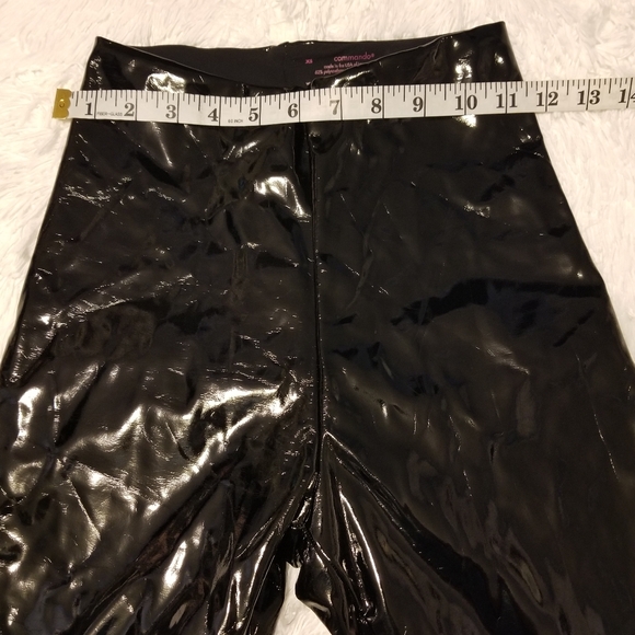 Commando Faux Patent Leather Leggings Women's Size XS Color Black - Picture 7 of 11